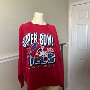 Vintage 1991 Buffalo Bills AFC Champions Sweater